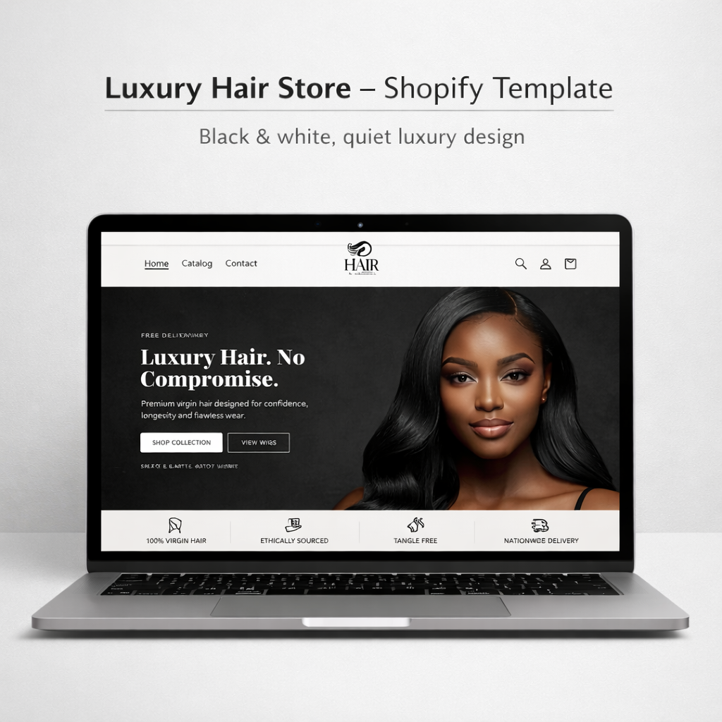 Templates | Hair Business Landing Page