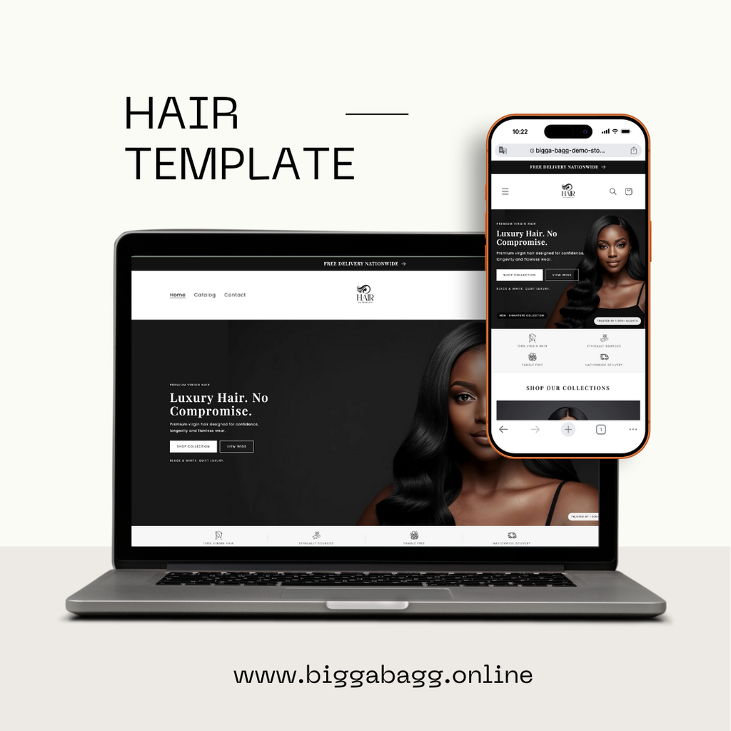 Templates | Hair Business Landing Page