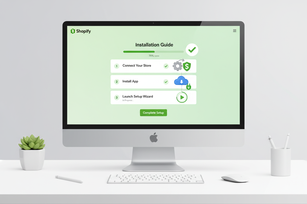 create an installation image for shopify